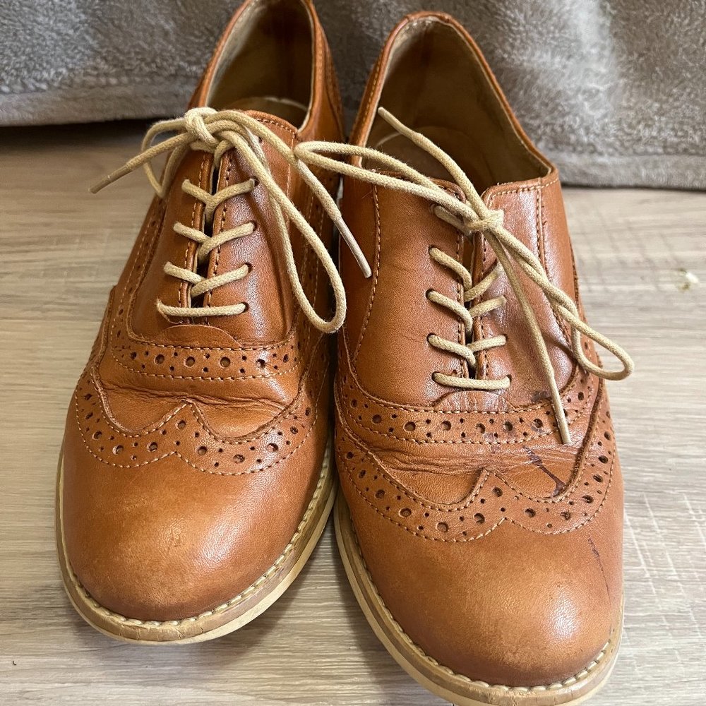 Aldo Leather tomboy toe shoes women's gender fluid dress shoe